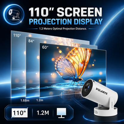 Polaryx HY300 Ultra Portable Smart Mini Projector