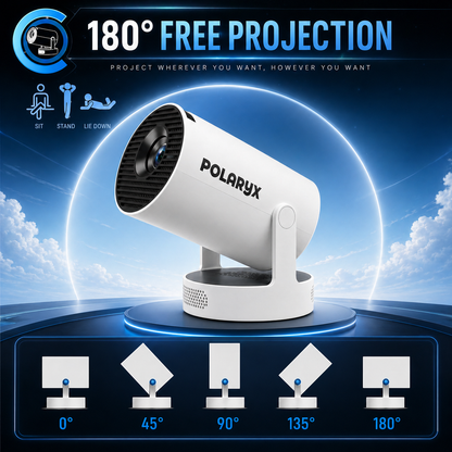Polaryx HY300 Ultra Portable Smart Mini Projector
